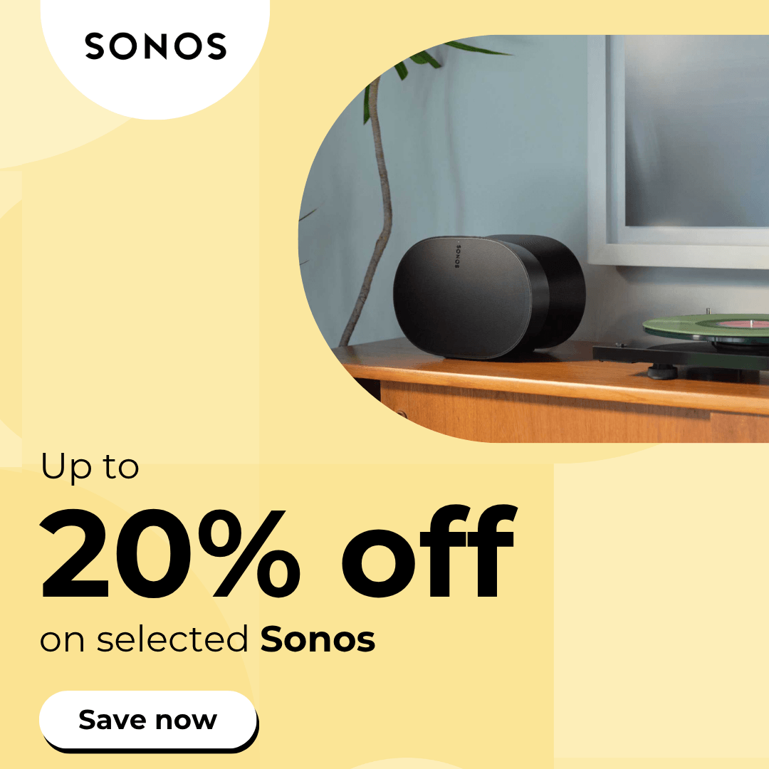 Save up to 20% on Sonos